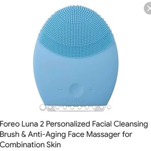 Foreo Luna 2 Cleansing Brush & Anti-Aging Face Massager for Combination Skin